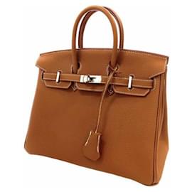 Hermès-HERMES Handbags Birkin 25-Brown