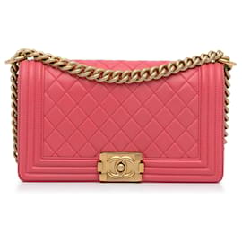 Chanel-CHANEL Handbags Boy-Pink