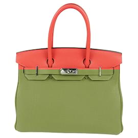Hermès-Sacs à main HERMES-Orange