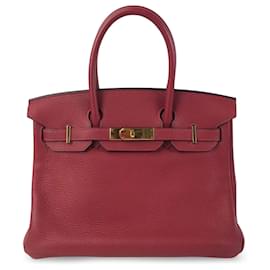 Hermès-Sacs à main HERMES-Rouge