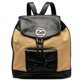 Chanel-CHANEL Backpacks-Brown