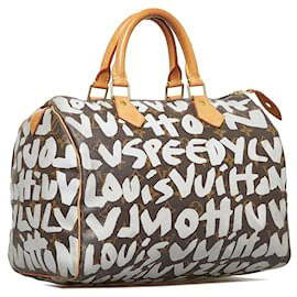 Louis Vuitton-LOUIS VUITTON Sacs à main Speedy-Marron