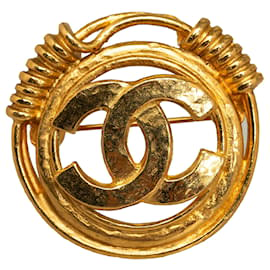 Chanel-CHANEL Pins und Broschen-Golden