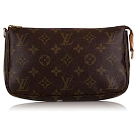 Louis Vuitton-LOUIS VUITTON Handtaschen Pochette Accessoire-Braun