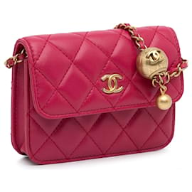 Chanel-CHANEL Bolsas Atemporais/clássico-Rosa