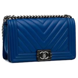 Chanel-Bolsos CHANEL-Azul