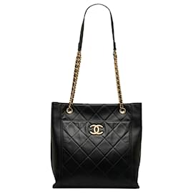 Chanel-CHANEL Sacs à main Classique CC Shopping-Noir