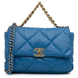 CHANEL Bolsas Chanel 19 Azul