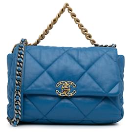 Chanel-CHANEL Handtaschen Chanel 19-Blau