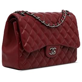 Chanel-CHANEL Sacs à main Intemporels/classique-Rouge