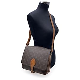 Louis Vuitton-Louis Vuitton Crossbody Bag Vintage Cartouchiere-Brown