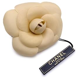 Chanel-Broche de Chanel-Beige
