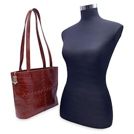 Yves Saint Laurent-Yves Saint Laurent Tote Bag Vintage --Brown