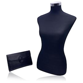 Yves Saint Laurent-Yves Saint Laurent Clutch Bag Vintage Nr.EIN.-Schwarz