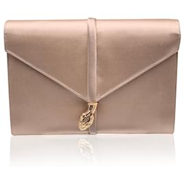 Yves Saint Laurent-Yves Saint Laurent Clutch Bag Vintage-Beige