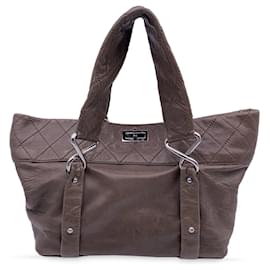 Chanel-Chanel Tote Bag Eight Knots-Brown