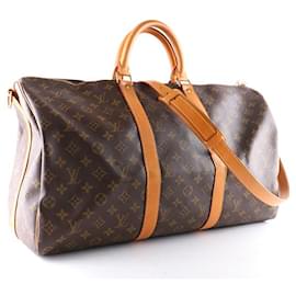 Louis Vuitton-LOUIS VUITTON Travel bags Keepall-Brown