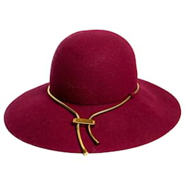 Lanvin-LANVIN Hats-Dark red