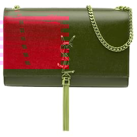 Saint Laurent-SAINT LAURENT Handbags Pompom Kate-Red