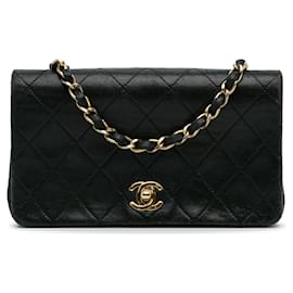 Chanel-CHANEL Bolsas Atemporais/clássico-Preto