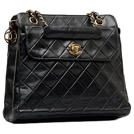 Chanel-Borse CHANEL Spalla alla moda CC-Nero