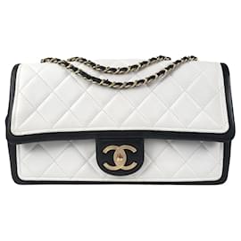 Chanel-CHANEL Bolsas Atemporais/clássico-Branco