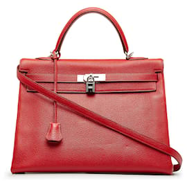 Hermès-Bolsas HERMES-Vermelho