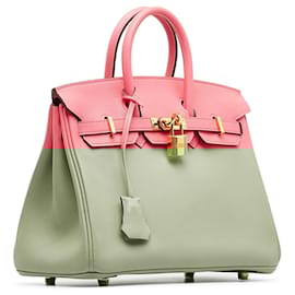 Hermès-HERMES Sacs à main Birkin 25-Rose