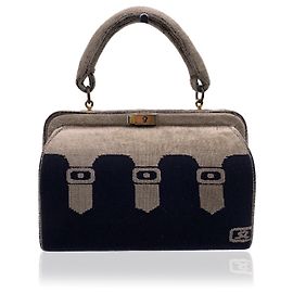 Bolsa Vintage Roberta Di Camerino Bege