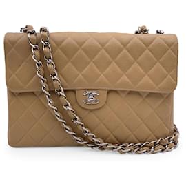 Chanel-Chanel Bolso De Hombro Vintage Atemporal/clásico-Beige