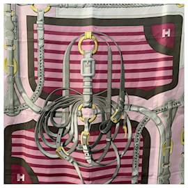 Hermès-Hermès scarf-Pink