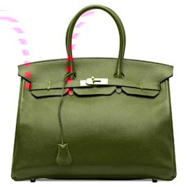 Hermès-HERMES Sacs à main Birkin 35-Rouge