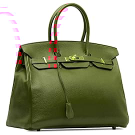 Hermès-HERMES Sacs à main Birkin 35-Rouge
