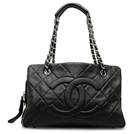 Chanel-CHANEL Bolsas Clássicas CC Compras-Preto
