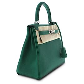 Hermès-HERMES Handbags Kelly 25-Green
