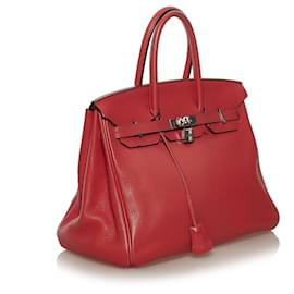 Hermès-HERMES Handbags-Red
