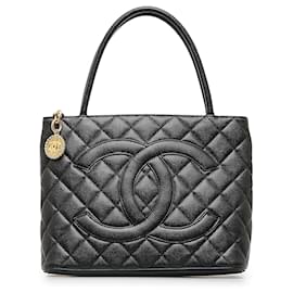 Chanel-CHANEL Handbags Classic CC Shopping-Black