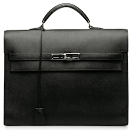 Hermès-Bolsos HERMES Kelly Depeches-Negro