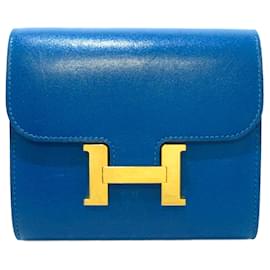 Hermès-carteras hermès-Azul