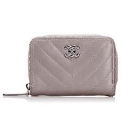 Chanel-CHANEL Clutch bags Timeless/classique-Grey