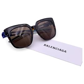 Balenciaga-gafas de sol balenciaga-Castaño