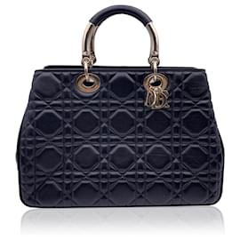 Christian Dior-Christian Dior Tote Bag Lady 95.22-Black