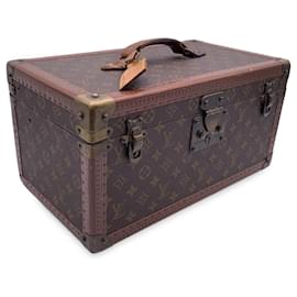 Louis Vuitton-Louis Vuitton Luggage Vintage Boite Bouteille et Glace-Brown