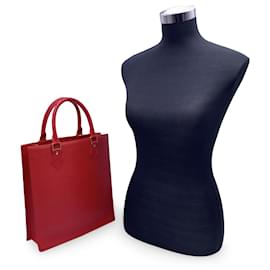 Louis Vuitton-Louis Vuitton Tote Bag Sac Plat-Red