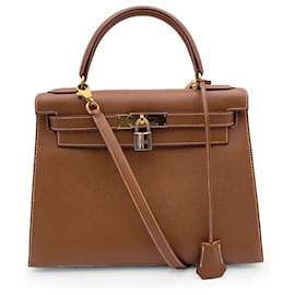 Hermès-Hermes Handbag Vintage Kelly 28-Beige