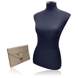 Yves Saint Laurent-Yves Saint Laurent Clutch Bag Vintage Nr.EIN.-Beige