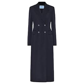 Prada-Coats, Outerwear-Blue