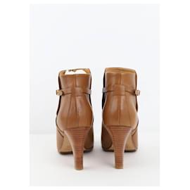 SéZane-Leather boots-Brown