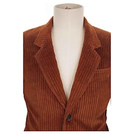 Sandro-Cotton Jacket-Brown