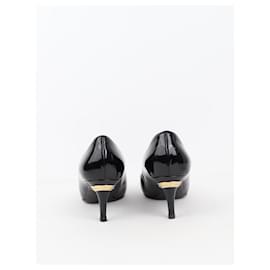 Louis Vuitton-patent leather heels-Black